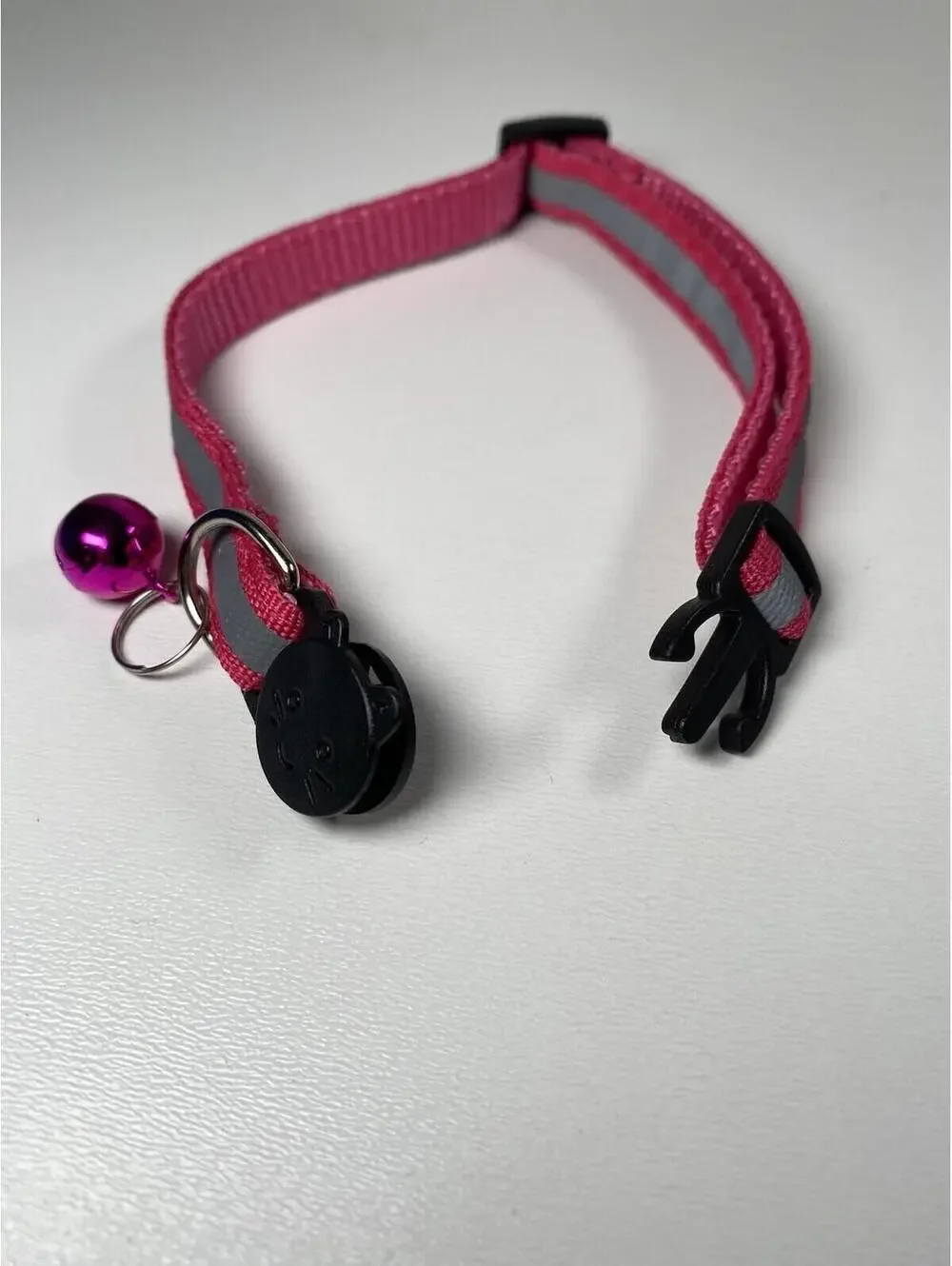 Cat Breakaway Collar New With Jingle Bell Reflective Strip Adjustable Safety